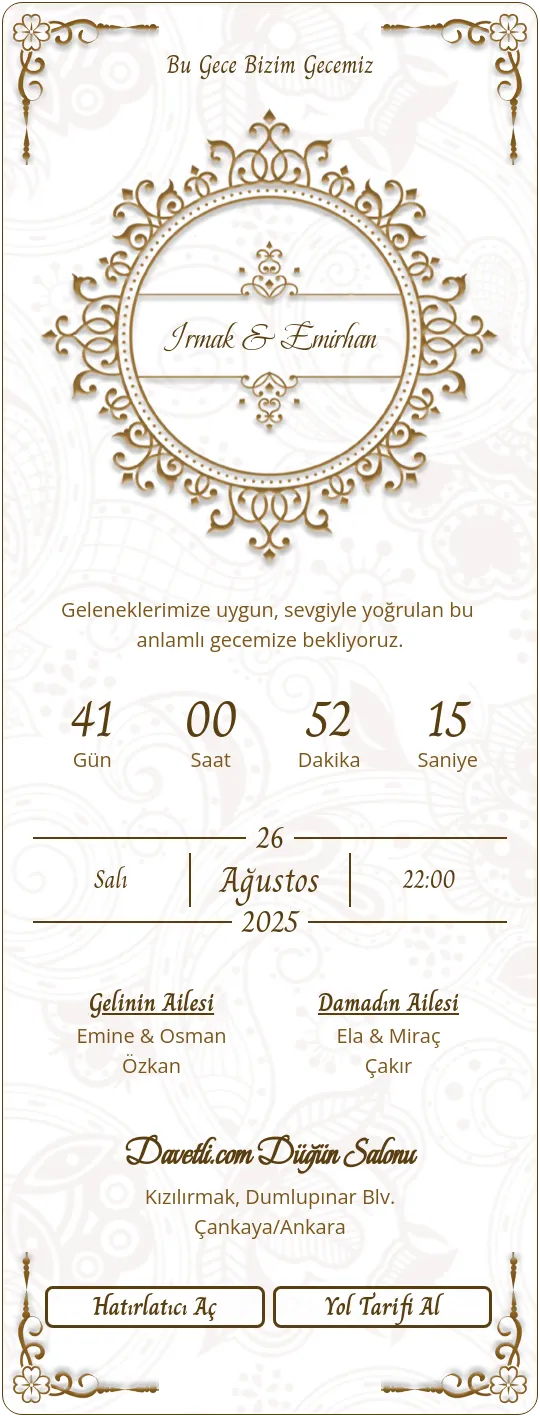 zcyp Davetiye Tasarımı