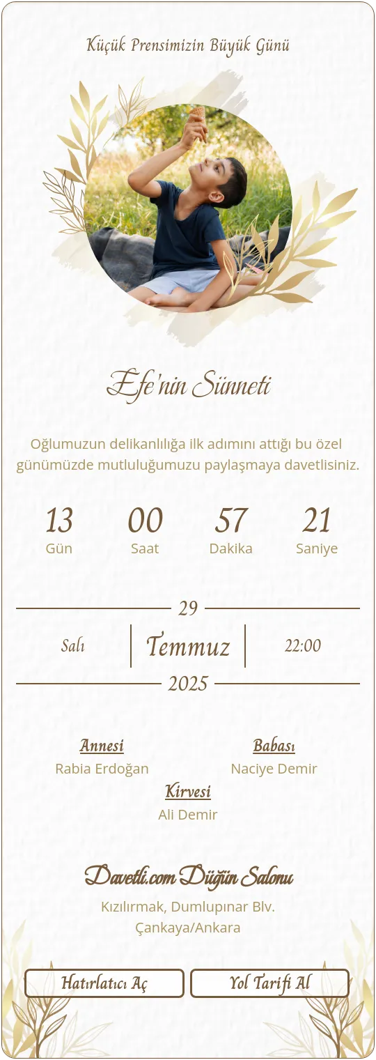vonp Davetiye Tasarımı