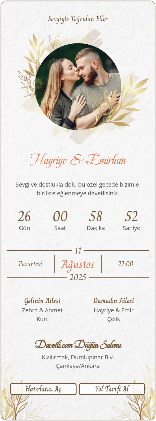 iyja Davetiye Tasarımı