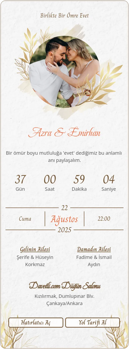 iyja Davetiye Tasarımı