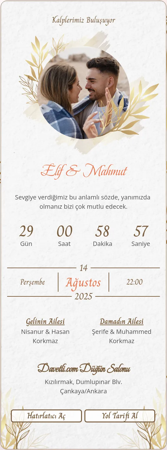iyja Davetiye Tasarımı