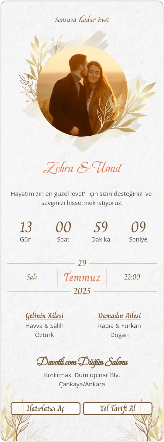 iyja Davetiye Tasarımı
