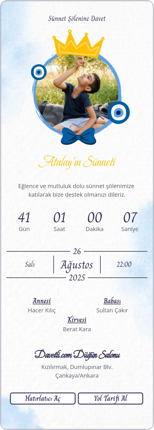 mauv Davetiye Tasarımı
