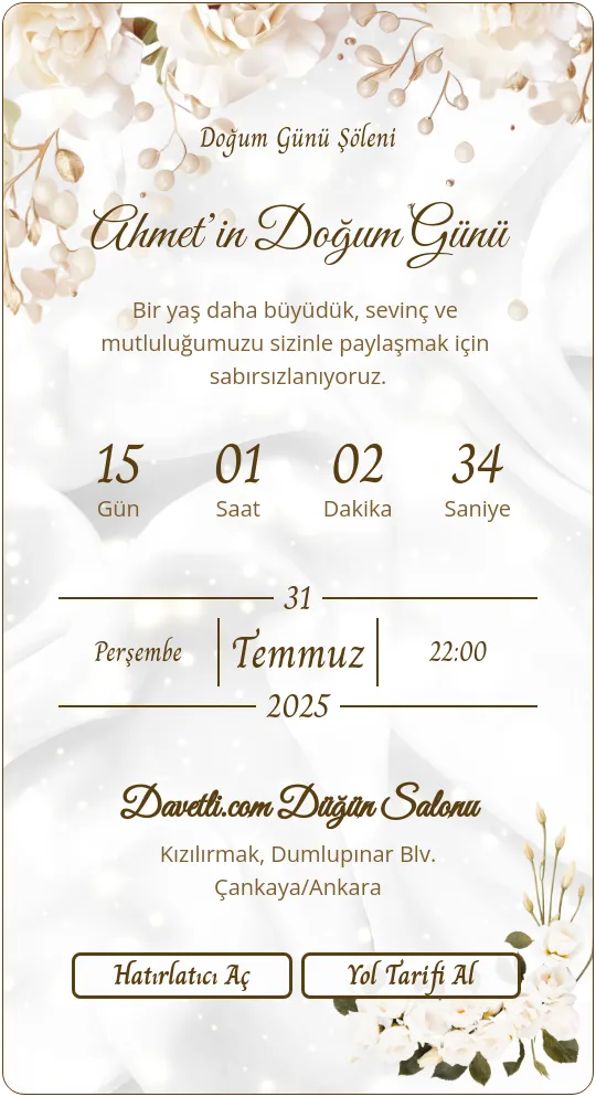jtsy Davetiye Tasarımı