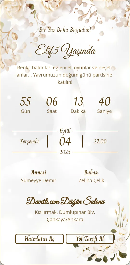 jtsy Davetiye Tasarımı