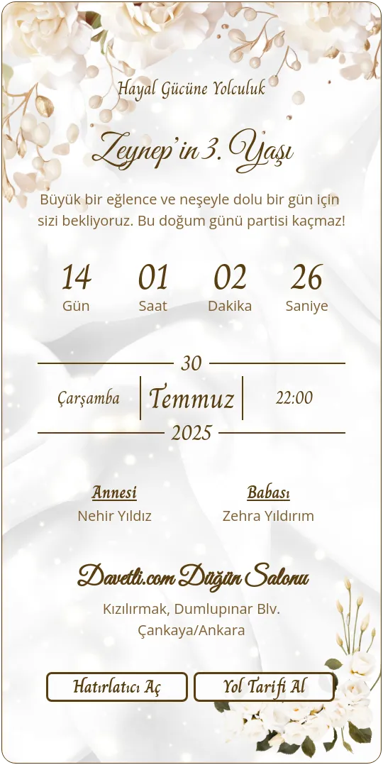 jtsy Davetiye Tasarımı