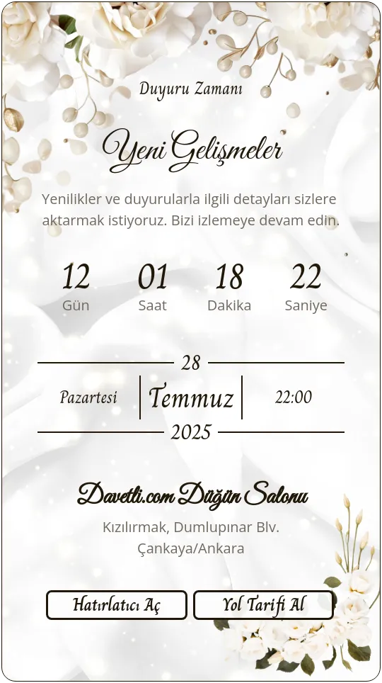teuf Davetiye Tasarımı