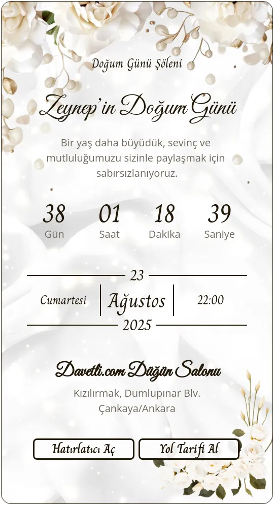 teuf Davetiye Tasarımı