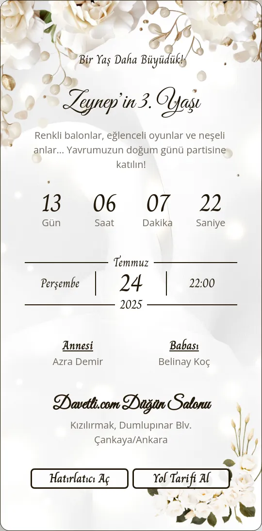 teuf Davetiye Tasarımı