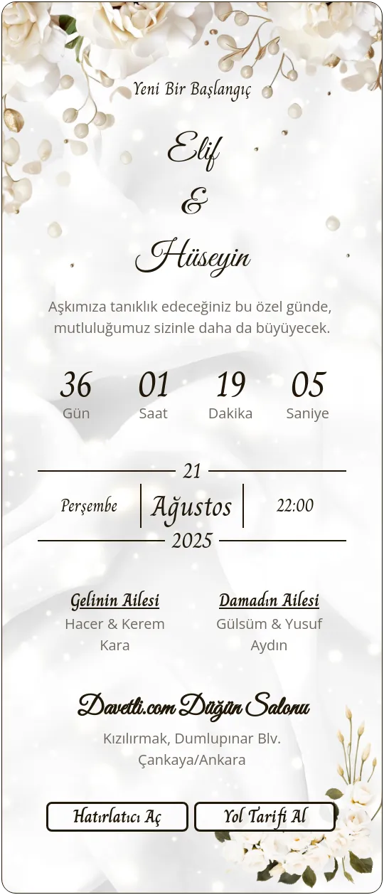 teuf Davetiye Tasarımı
