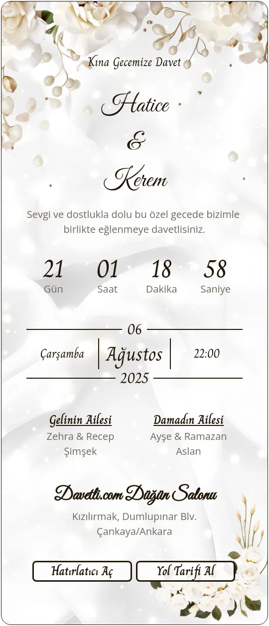 teuf Davetiye Tasarımı