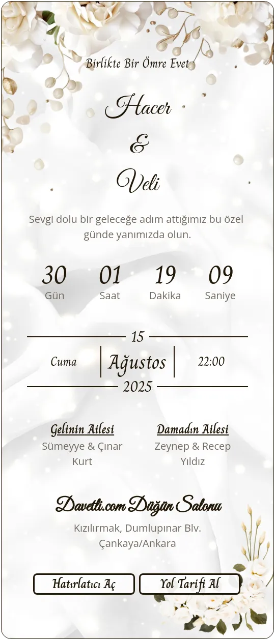 teuf Davetiye Tasarımı