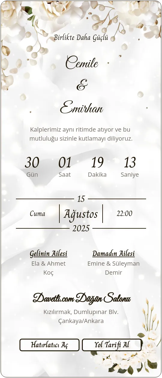 teuf Davetiye Tasarımı