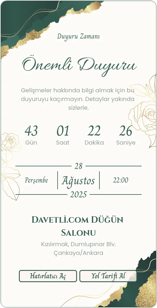 lhdv Davetiye Tasarımı