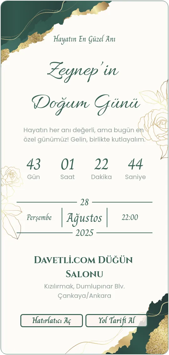 lhdv Davetiye Tasarımı