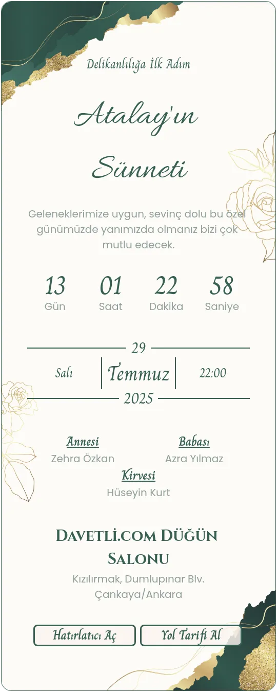 lhdv Davetiye Tasarımı