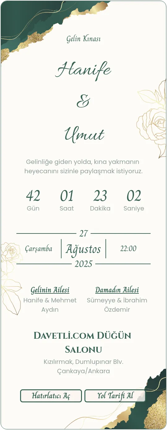 lhdv Davetiye Tasarımı