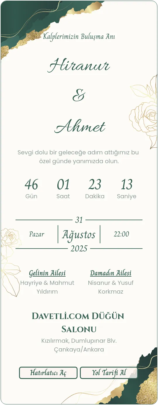 lhdv Davetiye Tasarımı