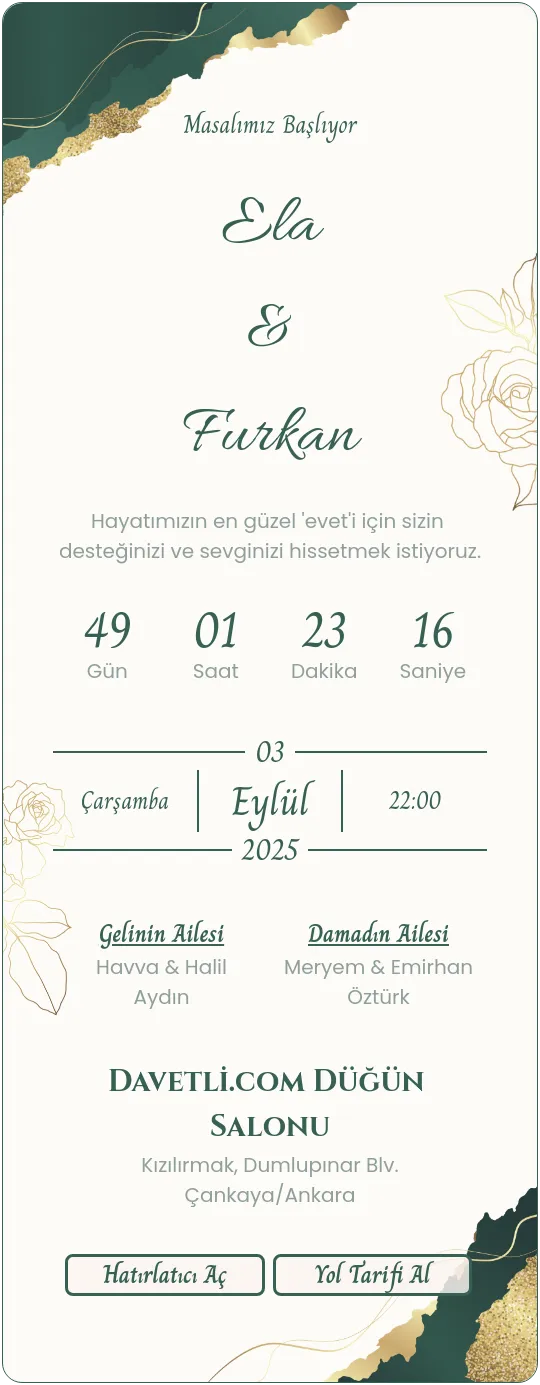 lhdv Davetiye Tasarımı