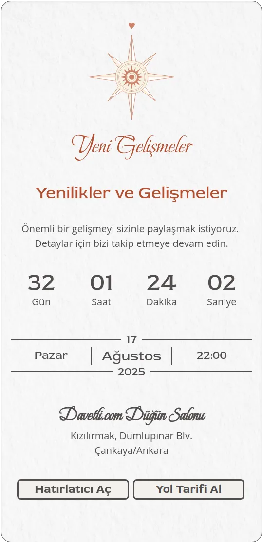 fmvh Davetiye Tasarımı