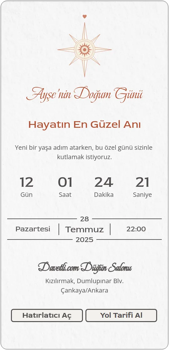 fmvh Davetiye Tasarımı