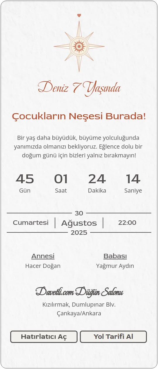 fmvh Davetiye Tasarımı