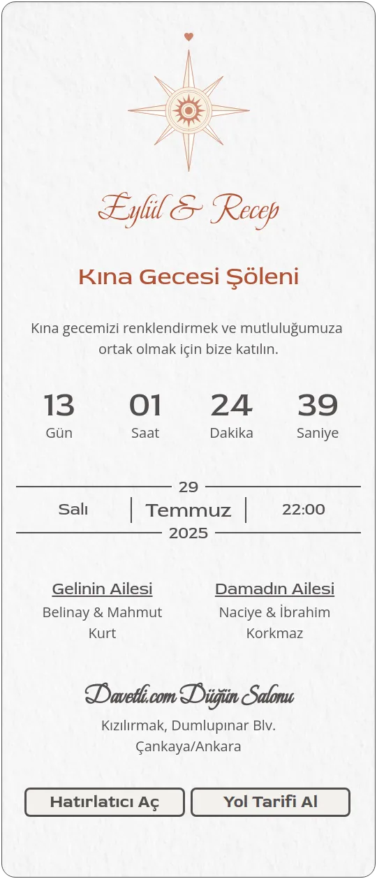 fmvh Davetiye Tasarımı