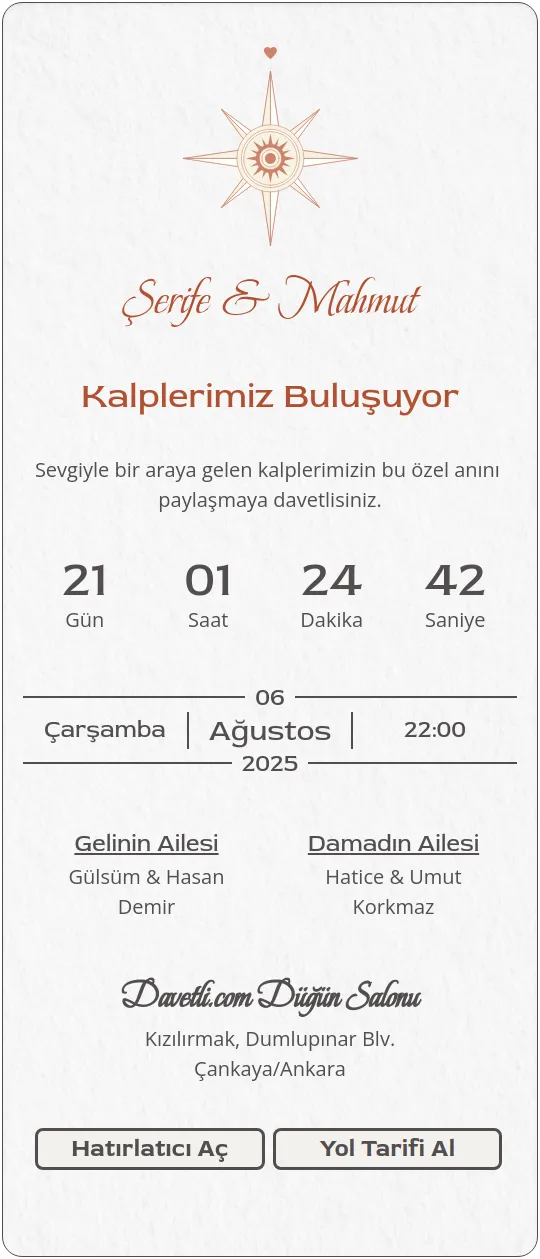 fmvh Davetiye Tasarımı