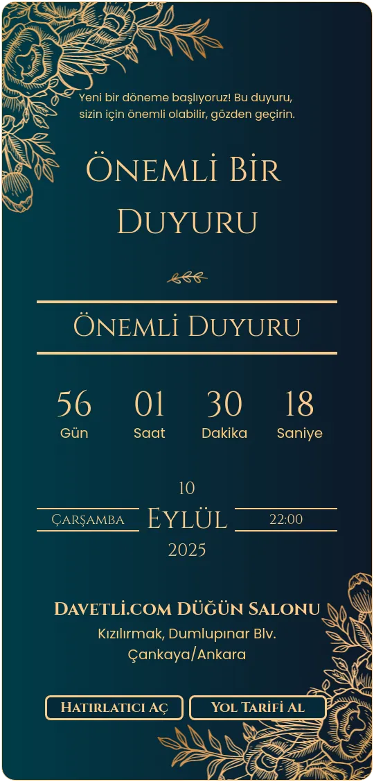 rgsu Davetiye Tasarımı