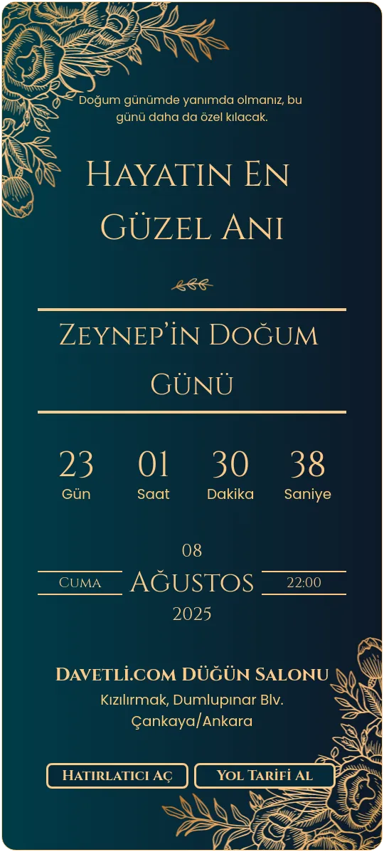 rgsu Davetiye Tasarımı