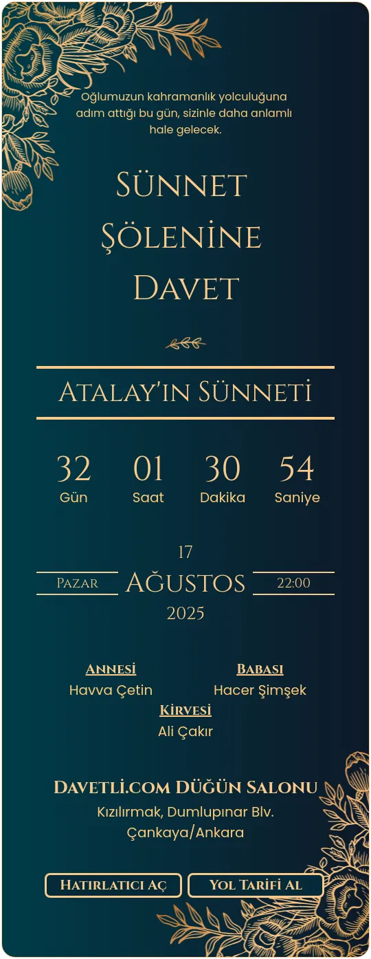 rgsu Davetiye Tasarımı