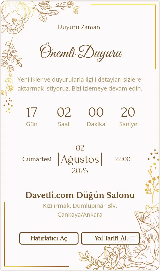 vckz Davetiye Tasarımı
