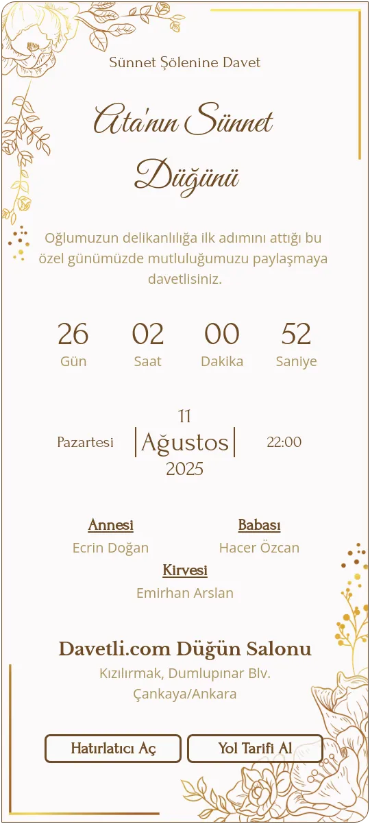vckz Davetiye Tasarımı