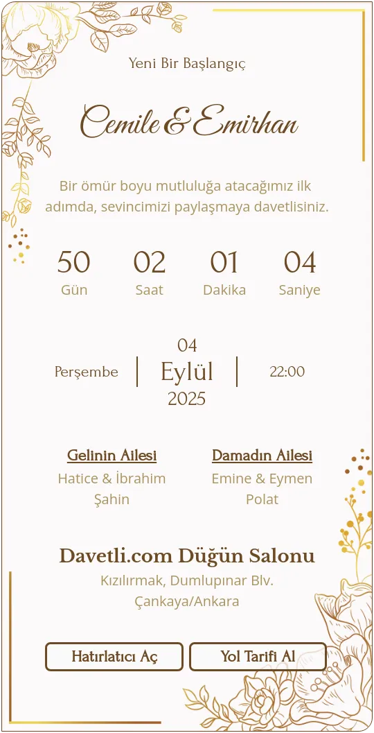 vckz Davetiye Tasarımı