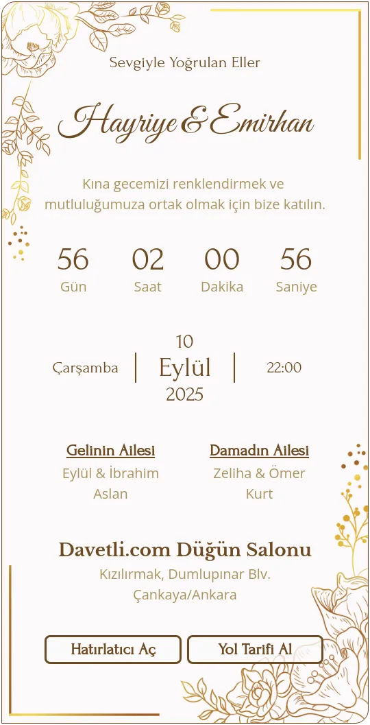 vckz Davetiye Tasarımı