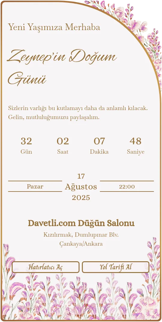 nzts Davetiye Tasarımı