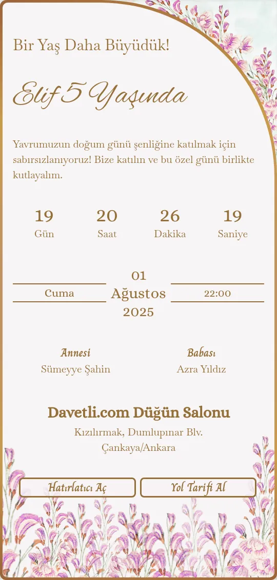 nzts Davetiye Tasarımı