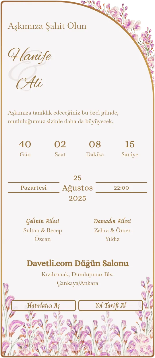 nzts Davetiye Tasarımı