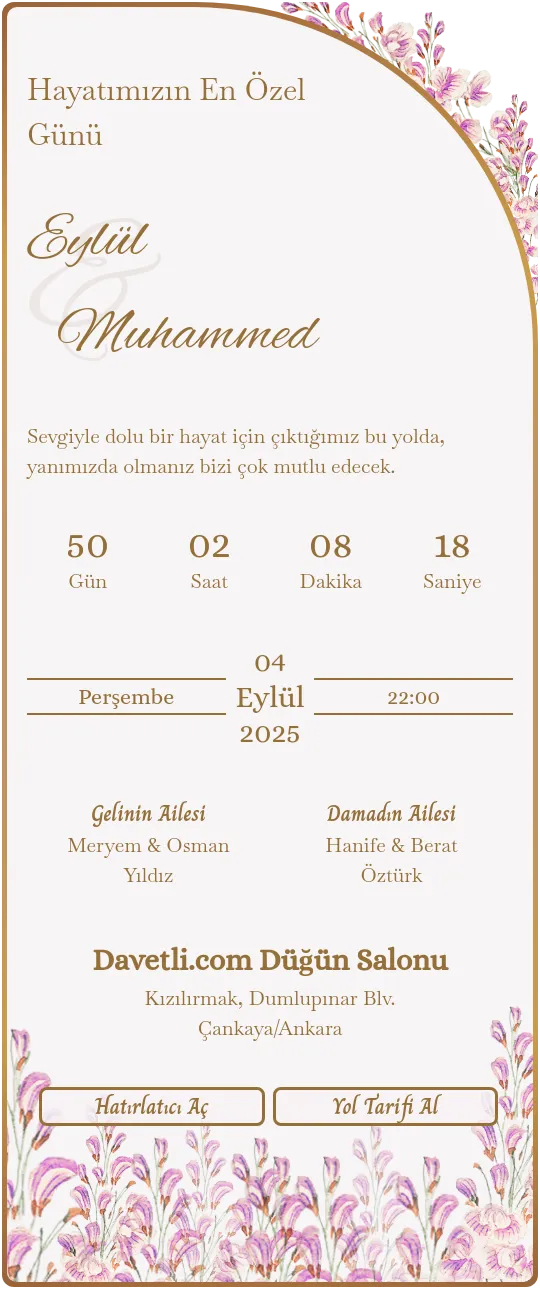 nzts Davetiye Tasarımı