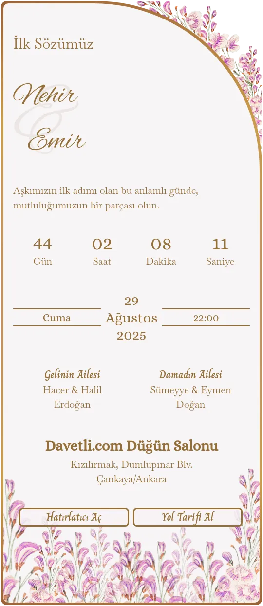 nzts Davetiye Tasarımı