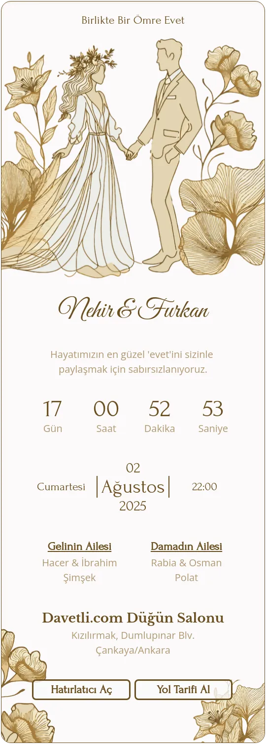 knnr Davetiye Tasarımı