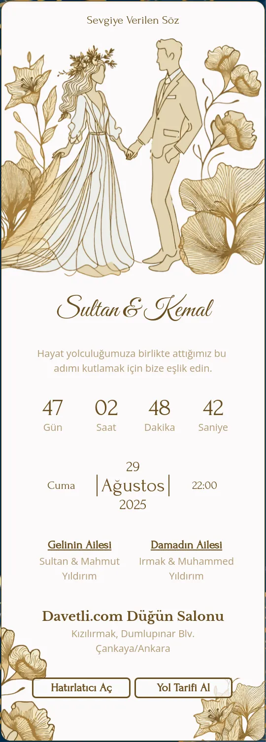 knnr Davetiye Tasarımı
