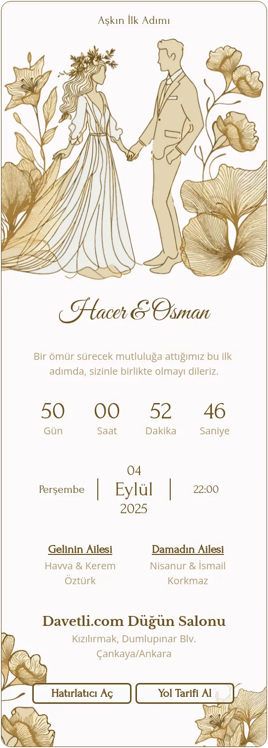 knnr Davetiye Tasarımı