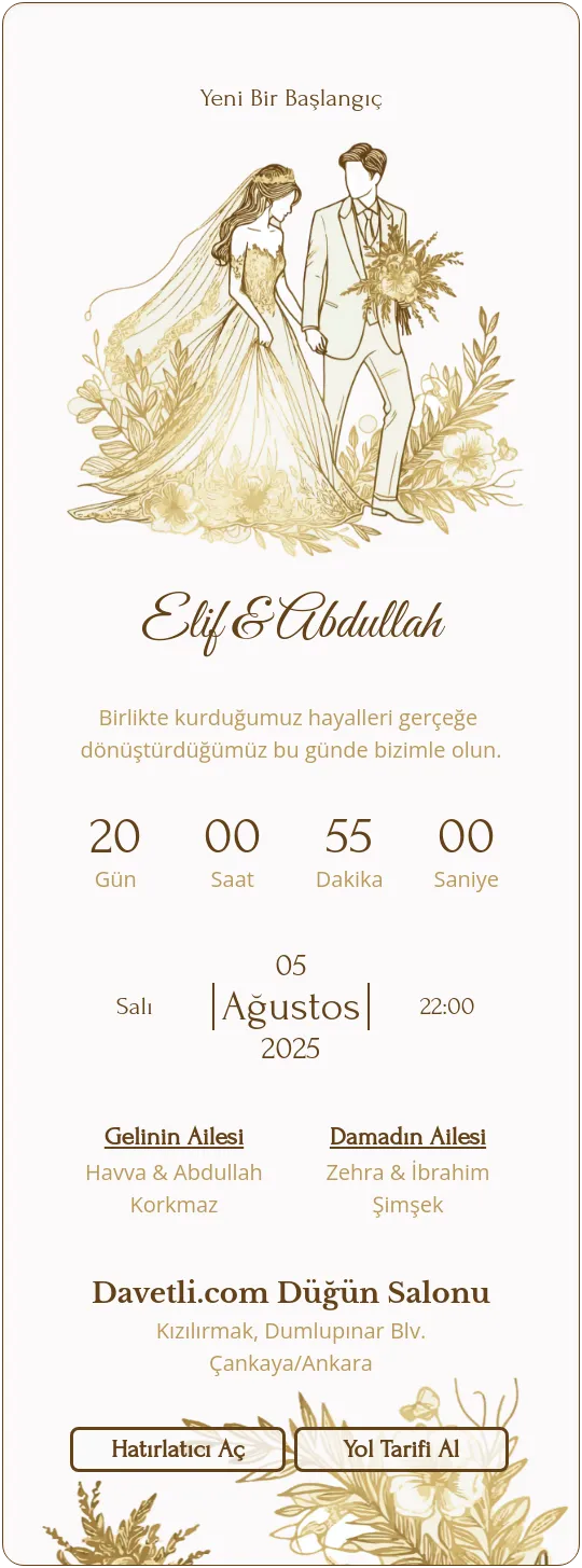 dnrp Davetiye Tasarımı