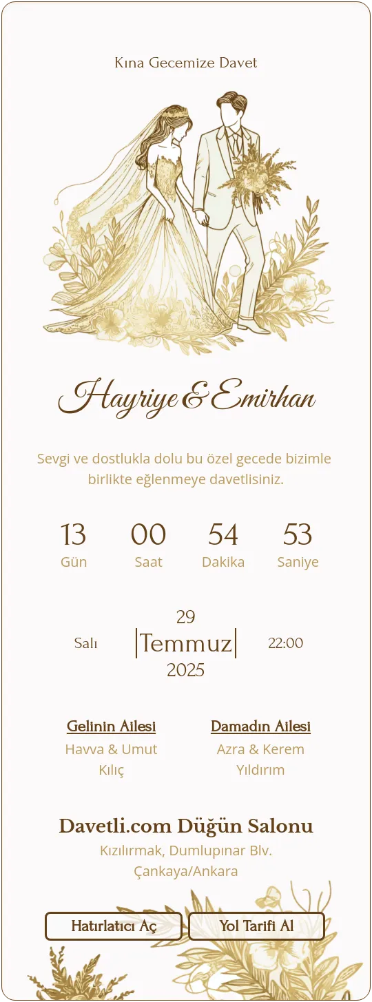 dnrp Davetiye Tasarımı