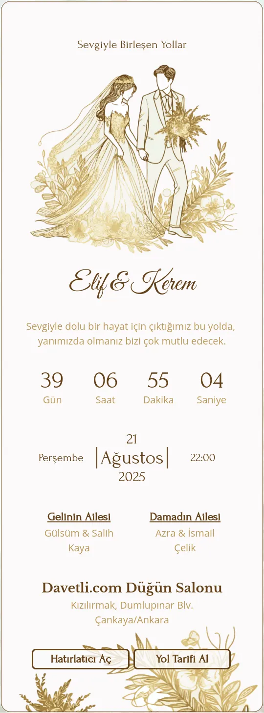 dnrp Davetiye Tasarımı