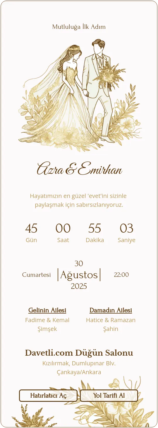 dnrp Davetiye Tasarımı