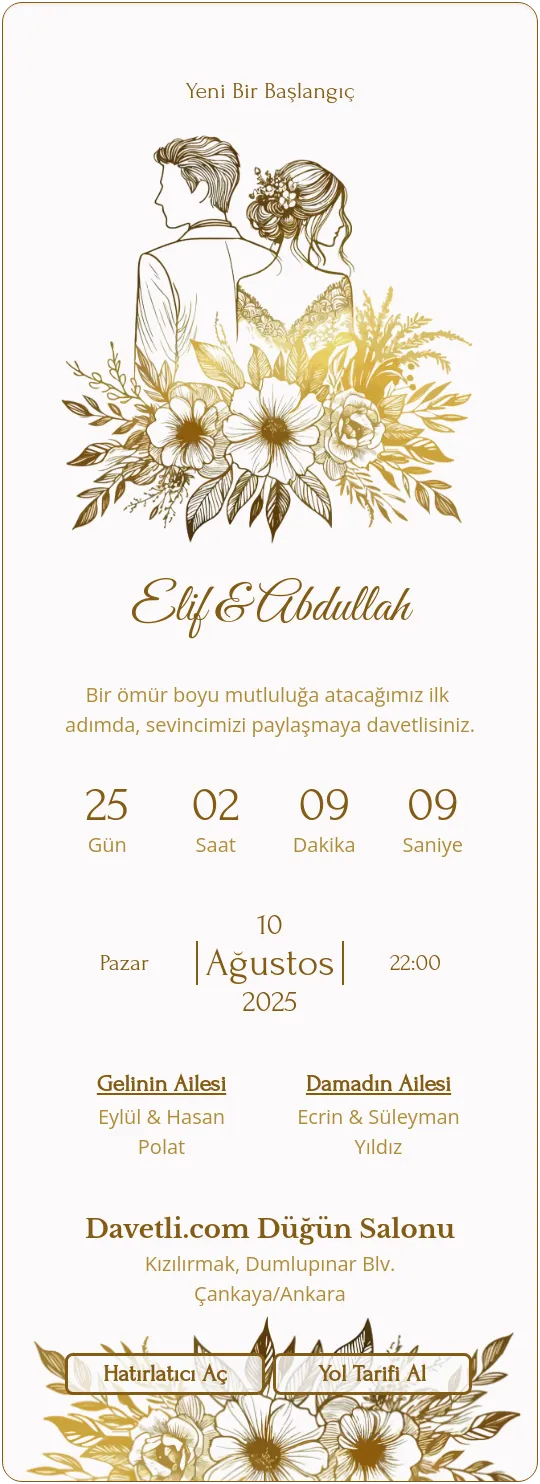 pnbu Davetiye Tasarımı