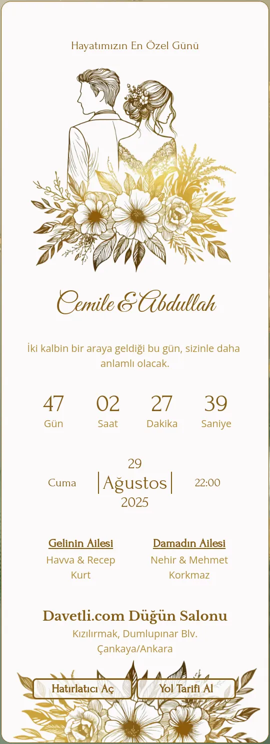 pnbu Davetiye Tasarımı