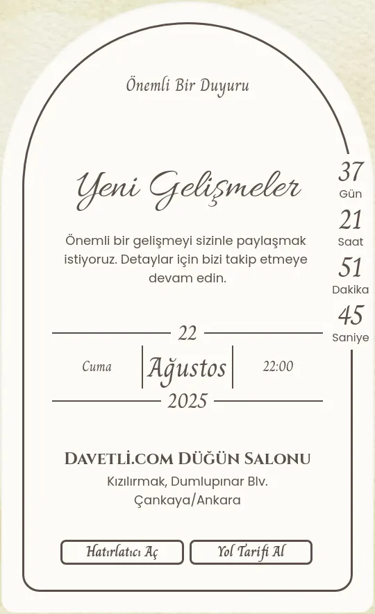 vied Davetiye Tasarımı